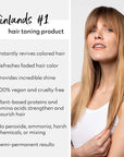 FOUR REASONS Color Mask - Latte - (27 Colors) Toning Treatment, Color Depositing Conditioner, Tone & Enhance Color-Treated Hair - Semi Permanent Hair Dye, Vegan and Cruelty-Free, 6.76 fl oz