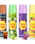 Flavored Lip Balm Set, 4 Scents-