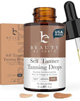 Self Tanning Drops - Face Tanner Drops Ultra Dark - Bronzer Drops - Self Tanner for Face - Self Tanners Best Sellers - Face Tanning Drops to Add to Moisturizer - Face Tan Drops - Bronzing Drops