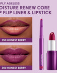 COVERGIRL Simply Ageless Lip Flip Liner, Honest Berry, Pack of 1