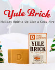 Duke Cannon Holiday Limited-Edition Yule Brick Big Brick of Soap - 10oz Bar, Triple Milled, Charred Wood & Leather Scent, Perfect for Men, Supports U.S. Veterans, 3 Pack