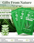 30 Pack Aloe Vera Gel for Face, Hair, Skin, Sunburn Relief, 99% Pure Aloe Vera Gel for After Sun Skin Care Relief, Bulk Aloe Gel Travel Size for All Skin Types