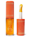 Juvia's Place Magic Lip Oil - Sweet Orange - Smooth, Hydrating w/Vitamin E for Soft, Glossy, Juicy Lips - Infused with Fruit Extracts - Tinted, Shimmering, Lightweight & Non-sticky Lip Oil for Summer