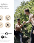 Promix Whey Protein Isolate Powder, Chocolate - 2.5lb - Grass-Fed & 100% All Natural - Post Workout Fitness & Nutrition Shakes, Smoothies, Baking & Cooking Recipes - Gluten-Free & Keto-Friendly