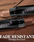 Brown Eyeshadow Stick Makeup 6PCS Set, Neutral Eyeshadow Palette Matte Cream Eye Shadow Eyeliner Brightener Pencil Crayon - BROWN CASHMERE