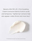 Beverly Hills MD Lift & Firm Sculpting Cream- Tighten & Tone Skin, Anti-Aging Lotion for Smooth, Moisturized Complexion- Lift and Smooth Face, Neck, Décolleté w/Silk Peptides, + Aloe Vera, Vitamin E
