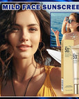Sun Stick,Watery Sunscreen Stick for Face,Matte Long Lasting Non-Greasy SPF 50+Sunstick F