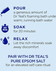 Dr Teal's Foaming Bath with Pure Epsom Salt, Lavender & Eucalyptus, 34 fl oz (Pack of 2)