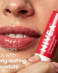 NIVEA Strawberry Lip Care, Tinted Lip Balm Pack with Shea Butter, Nourishing Oils and Vitamin C & E, 3-in-1 Moisture, Repair and Color, 0.17 Oz Stick, Pack of 4