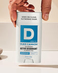 Duke Cannon Aluminum-Free Deodorant for Men - Air Defense, Fresh Water + Citrus, 3 oz – Long-Lasting, Clear Glide, Skin-Soothing Formula (Superior)