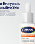 Cetaphil Vitamin C Serum, Visibly Reduces Look of Dark Spots and Hyperpigmentation, Formulated with Niacinamide, Designed for Sensitive Skin, Fragrance Free, Dermatologist Tested, 1oz