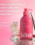 Saltair Body Wash, Signature Scents 2-Pack. Moisturizing Body Cleanser with Monoi Oil and Cupuacu Butter. Luxury Shower Gel for Women and Men. Vegan, Cruelty-Free, Paraben-Free. 2x 17oz Pump Bottles