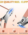 Manicure Set 16Pcs Professional Stainless Steel Pedicure Kit Mens Grooming Kit Fingernail & Toenail Clippers Set Manicure Kit with Luxurious Travel Bag, Sharp Nail Scissors and Clipper (Pink)