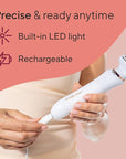 Finishing Touch Flawless Underarm Hair Removal Electric Razor Device, Designed to Shave and Contour Womens Sensitive Underarm Area, Cordless Groomer, Painless for All Skin Types