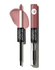 Revlon Liquid Lipstick with Clear Lip Gloss, ColorStay Overtime Lipcolor, Dual Ended with Vitamin E, 340 Eternally Tan, 0.07 Fl Oz