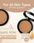 Frankie Rose Cosmetics Powder Foundation – Full Coverage Grams (Tan)