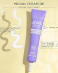 Pacifica Vegan Ceramide Barrier Eye Cream – Hydrating Under Eye Moisturizer for Dry, Sensitive Skin, Fragrance-Free Treatment for Dark Circles, Puffiness & Fine Lines Dermatologist Tested Clean Beauty