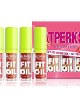 4 Colors Hydrating Lip Oil,Fat Lip Oil Lip Glaze,Shiny Transparent Lip Gloss Plumping,Nourishing & Non-sticky Long Lasting Fresh Clear Smooth Lip Care,Long Lasting Lip Oil(Set B)