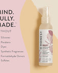 The Honest Company Conditioning Hair Detangler 3-Pack | Leave-in Conditioner + Fortifying Spray | Tear-free, Cruelty-Free, Hypoallergenic | Almond Nourishing, 4 fl oz each (pack of 3)