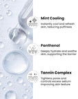 Ice Roll Serum | Cooling & Hydrating Roll-On Serum for Face, Puffy Eyes, Tannin & Panthenol for Pore Minimizing, Soothing, Facial Roller for Depuffing, Under Eye Bag Treatment | Korean Skin Care