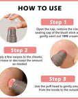 Cream Blush Stick with Sponge 3 in 1 Fairy Pink