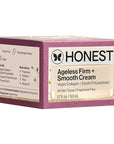 Honest Beauty Ageless Firm and Smooth Cream | Powered by Vegan Collagen and Elastin Polypeptides | Firmer, Smoother Looking Skin | Fragrance Free, EWG Verified, Vegan, Cruelty-Free | 1.7 fl oz