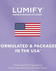 LUMIFY Eye Drops for Red Eyes, Redness Reliever for Brighter Looking Eyes, Works in 1 Minute & Lasts Up to 8 Hours, Eye Drops, 0.17 Fl Oz (5 mL)