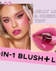 Cooling Water Jelly Tint, Cream Jelly Blush Stick Women #02