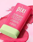 Pixi On-the-Glow Blush - Ruby, Hydrating Tinted Moisture Blush Stick with Ginseng, Aloe Vera & Fruit Extracts, For Cheeks & Lips, 19g / 0.6oz, Paraben-Free