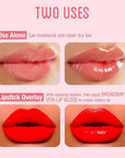 Ruby Kisses Broadway Vita-Lip Clear Lip Gloss (Rosehip Oil 6 Pack), Ultra-Hydrating & Soothing Formula with Vitamin Oils, High-Shine Non-Sticky Finish, Healing Glossy Lip Balm With Vitamin A