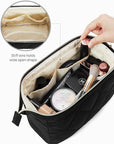 Telena puffer makeup bags for