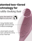 Tangle Teezer Plant-Based Ultimate Detangler Brush, Dry & Wet Hair Brush, Eliminates Knots & Reduces Breakage for All Hair Types, Earthy Purple