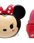 Lip Smacker Disney Minnie Mouse Tsum Tsum Flavored Lip Balm, Minnie Strawberry Lollipop, Clear, For Kids