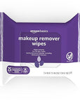 Amazon Basics Night Calming Makeup Remover Wipes, 25 wipes