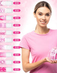 100 Set Pink Ribbon Breast Cancer Campaigns