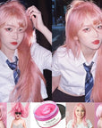 Instant Pink Hair Wax Dye,Natural