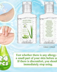 24 Pcs Mini Aloe Vera Gel 1oz Soothing Moisture Aloe Gel Travel Size Aloe Vera Gel Moisturizing Face Skin Aloe Vera Gel Bulk for Thank You Gifts Summer Beach Wedding Party Supplies (Aloe Vera)