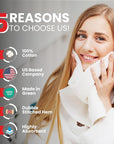 Infinitee xclusives blue wash cloths