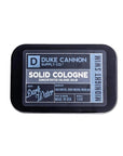 Duke Cannon Supply Co. Solid Cologne for Men Midnight Swim - Cold Water, Crisp Greens, Fresh Air - Concentrated Balm, Travel-Friendly Tin, 1.5 oz (1 unit)