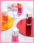 Plumping Lip Glow Oil, Hydrating Tinted Lip Oil Gloss, Transparent Toot Lip Oil, Long Lasting Lip Balm Moisturizing Glow Oil Fresh Texture, Glitter Shine Primer Lip Tint Lip Care Product-#0000