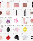 Color Nymph Makeup Advent Calendar 2025, 24 Days Advent Calendar Mystery Box for Christmas, Makeup Gift Sets - Xmas Beauty Countdown Calendar Full Makeup Kits for Teens Girls Kids #Pink
