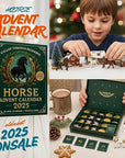 2025 Year of the Horse Advent Calendar - 25-Day Mystery Blind Box Ornaments, Acrylic Christmas Countdown Tree Decor for Home, Holiday Gift for Teens & Adults