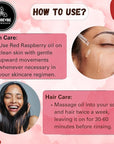 Naturevibe Botanicals Red Raspberry Oil 32 Ounces | 100% Pure and Natural | Great for Skin Care and Hair Care