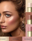 3 Pcs NEUTRAL Contour Stick Set,Cream Blush & All Skin