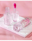 Color Changing Lip Oil,Clear to Pink Magic Big Lip