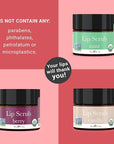 Organic Lip Scrub Berry - Lip