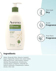 Aveeno Sheer Hydration Daily Moisturizing Fragrance-Free Lotion with Nourishing Prebiotic Oat, Fast-Absorbing Body Moisturizer for Dry Skin with Lightweight, Breathable Feel, 18 fl. oz (Pack of 2)