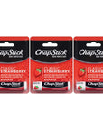 Chapstick Lip Balm-Classic Strawberry 3 Pack
