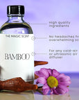 The Magic Scent Bamboo Diffuser Oil - Hotel & Home Luxury Scents Inspired by The Four Seasons, Bora Bora - Diffuser Oil Scents for Home Designed for Use in All Diffusers - 16.9 fl oz, 500 mL