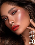 3 Pcs MEDIUM-DEEP Contour Stick Set,Cream Blush & All Skin